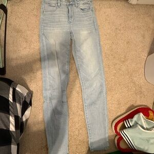 American Eagle Outfitters Light Wash Skinny Jeans